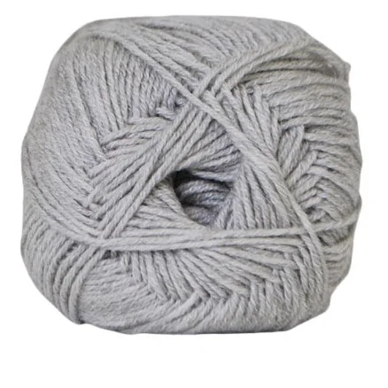 Rabatter  Hjertegarn Lana Cotton 212 Garn Färg 434 Ljusgrå