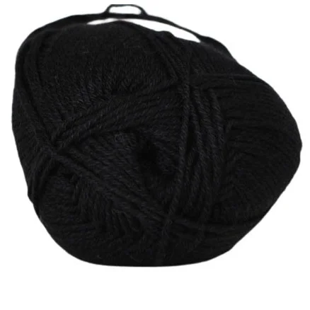 risnedsättning  Hjertegarn Lana Cotton 212 Garn Färg 500 Svart