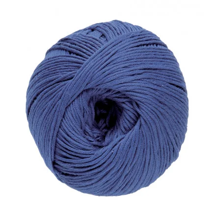 DMC Natura Just Cotton Garn Unicolor 53 Blå Rabatter