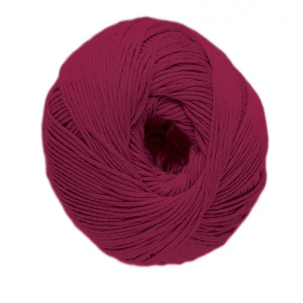Handla nu DMC Natura Just Cotton Garn Unicolor 34 Plommon