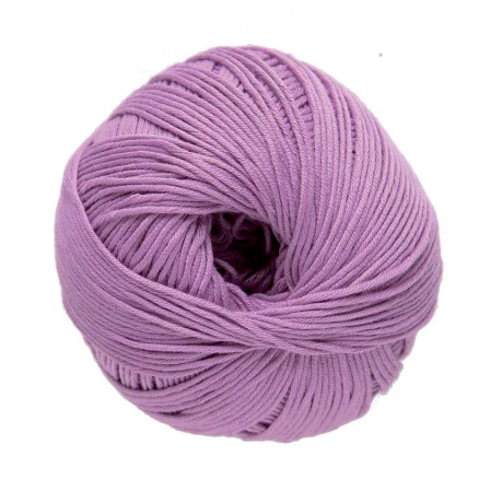 DMC Natura Just Cotton Garn Unicolor 31 Ljuslila Fri frakt