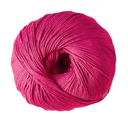 DMC Natura Just Cotton Garn Unicolor 61 Mörkrosa Rabatt