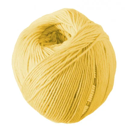 DMC Natura Just Cotton Garn Unicolor 16 Gul Begränsat erbjudande