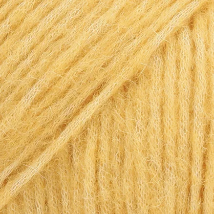 Fynd Drops Air Garn Unicolor 22 Gul