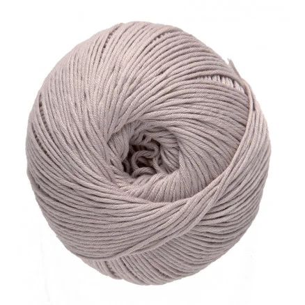 Sänkt pris DMC Natura Just Cotton Garn Unicolor 80 Pärlgrå