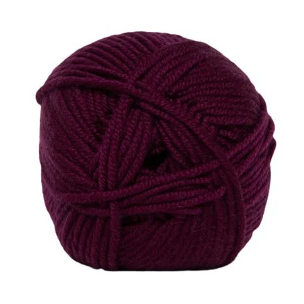 risnedsättning Hjertegarn Extrafine Merino 120 Garn 9235 Plommon