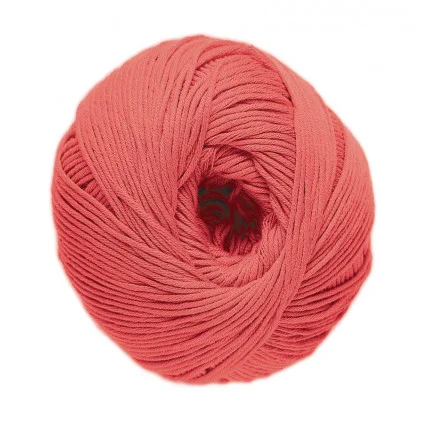 DMC Natura Just Cotton Garn Unicolor 18 Korall Erbjudande