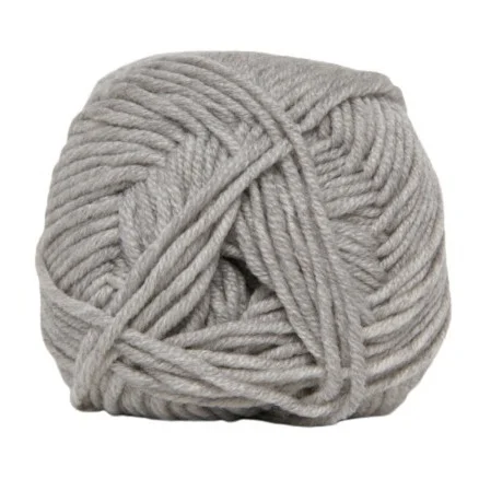 I lager Hjertegarn Extrafine Merino 120 Garn 434 Ljusgrå