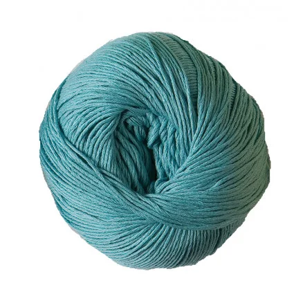 Nedsatt pris DMC Natura Just Cotton Garn Unicolor 25 Havsgrön