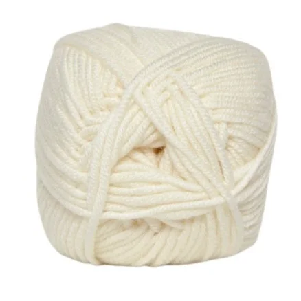 Outlet Hjertegarn Extrafine Merino 120 Garn 100 Råvit/Natur