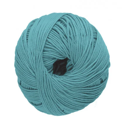 Köp nu DMC Natura Just Cotton Garn Unicolor 49 Turkos