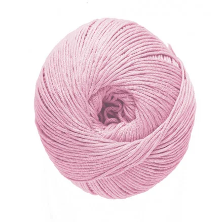 Fri frakt DMC Natura Just Cotton Garn Unicolor 32 Rosa