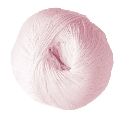 Snabb frakt DMC Natura Just Cotton Garn Unicolor 06 Ljus Rosa