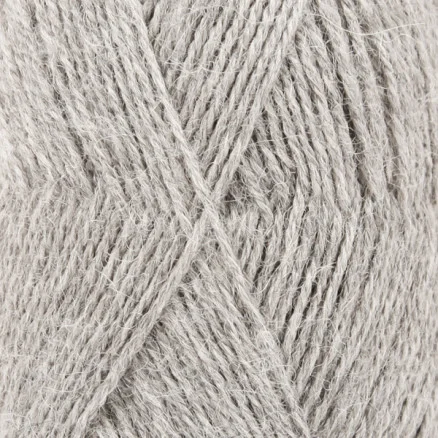 Snabb leverans Drops Alpaca Garn Mix 501 Ljus grå