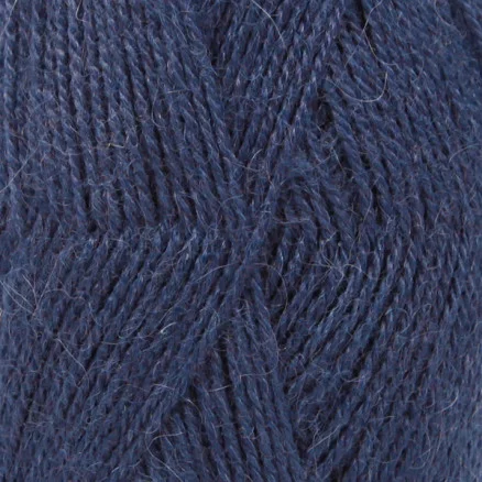 Rabatt Drops Alpaca Garn Unicolor 5575 Marinblå