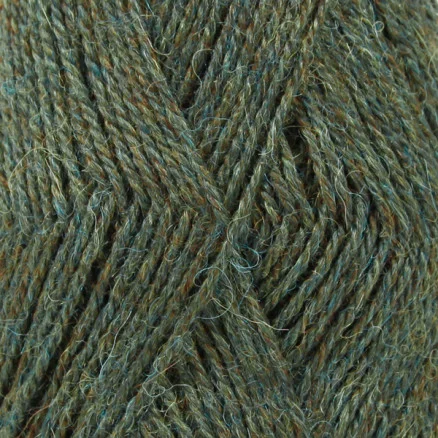 Sista chansen Drops Alpaca Garn Mix 7815 Grön/Turkos