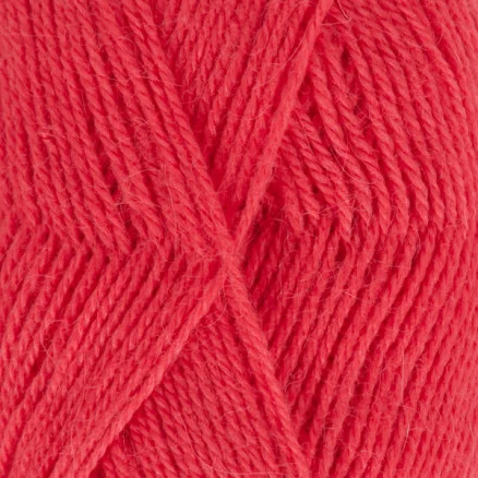 Drops Alpaca Garn Unicolor 3620 Röd Populärt val