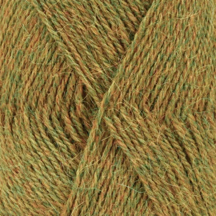 Drops Alpaca Garn Mix 7233 Gulgrön Kampanj