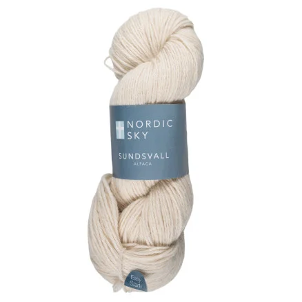 Extra rabatt Nordic Sky Sundsvall Alpaca Garn – Naturell
