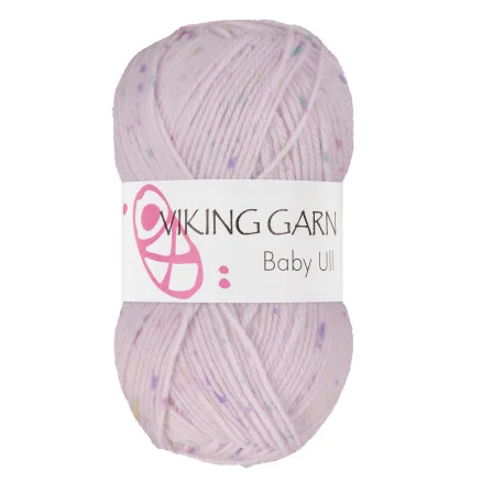 Rea Viking Garn Baby Ull 3381 Rosa Print