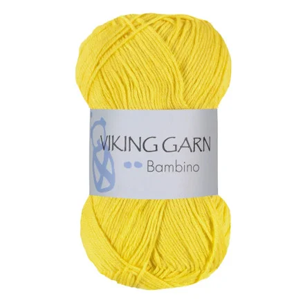 Viking Garn Bambino 441 – Citrongul Begränsat antal