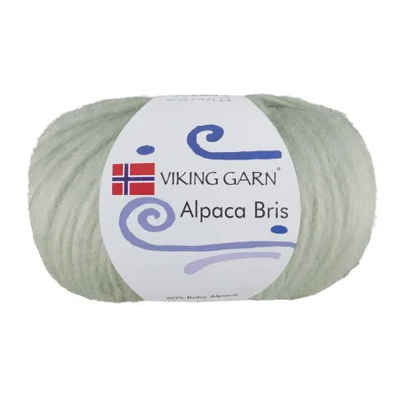 Begränsat erbjudande Viking Garn Alpaca Bris 330 Ljus Grön