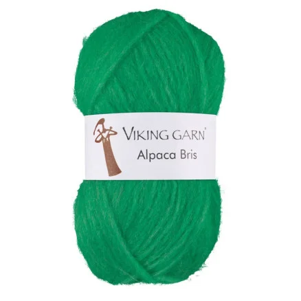 Nyhet Viking Garn Alpaca Bris 337 Grön