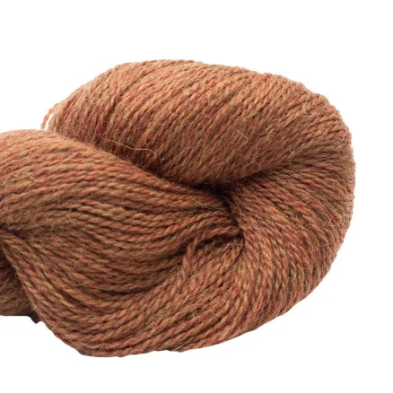 BC Garn Babyalpaca 10/2 124 Mörkbrun Melerat I lager