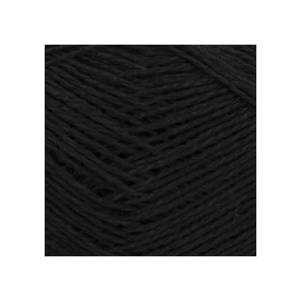 Populärt val BC Garn Lino 65 Schwarz