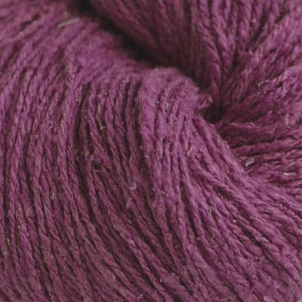 BC Garn Soft Silk Unicolor 010 Mörk Lila Reapris