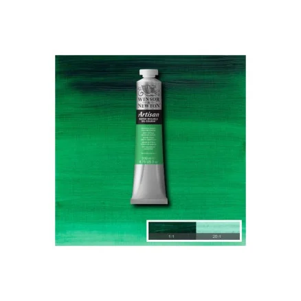 Artisan vattenblandningsolja 200ml phthalo green 521 Kampanj