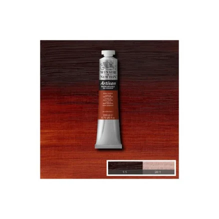 Artisan vattenblandad olja 200ml bränd sienna 074 Endast idag