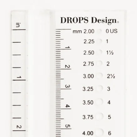 Drops Design Stickmått 2.00 till 12.00 mm (0 till 17 US) Erbjudandepris