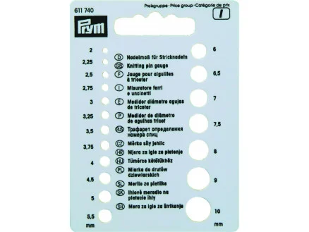 Kundfavorit Prym Stickmätare 2-10 mm