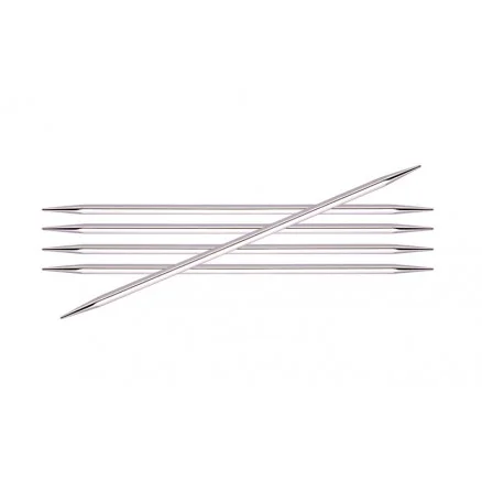 Kampanjpris KnitPro Nova Cubics Strumpstickor Mässing 15cm 4,50mm / 5.9in US7