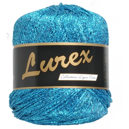 Lammy Lurex Garn 05 Turkos Rea