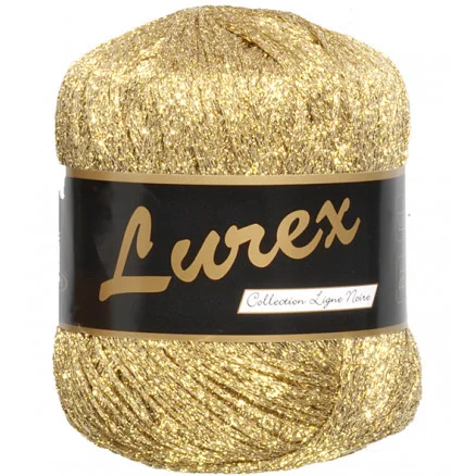 Lammy Lurex Garn 02 Guld I lager