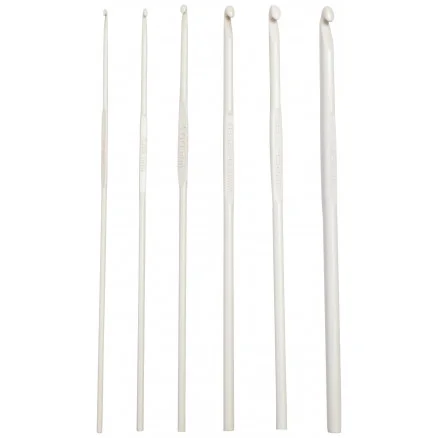 Fynd Pony Virknål Set Aluminium 15 cm 2-5 mm 6 storlekar