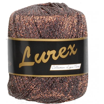 Lammy Lurex Garn 15 Ljusbrun Snabb frakt