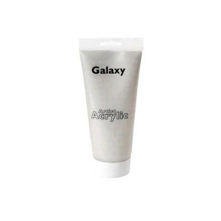 Galaxy Artist Akrylfärg/Konstnärsfärg Silver 200ml Kampanj