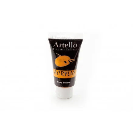 Artello Akrylfärg/Konstnärsfärg Mangogul 75ml I lager
