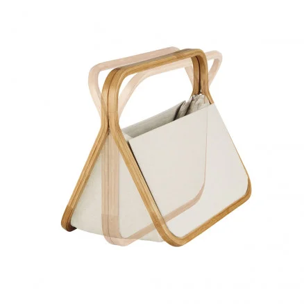 Prym Korg Canvas/Bambu Natur 45x27x37cm Extra rabatt