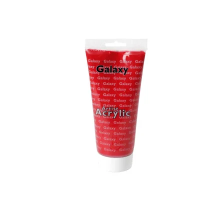Galaxy Artist Akrylfärg/Konstnärsfärg Karminröd 200ml Rea