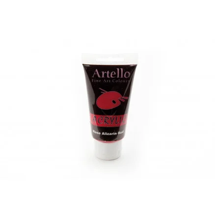 Artello Akrylfärg/Konstnärsfärg Mörkröd 75ml Lågt pris
