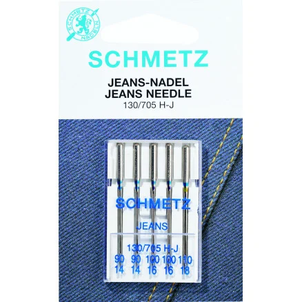 I lager Schmetz Jeans 100 Symaskinsnålar – 5 st.