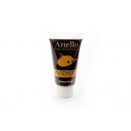 Artello Akrylfärg/Konstnärsfärg Gul ockra 75ml Expressleverans