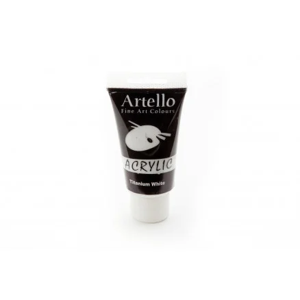 Säker betalning Artello Akrylfärg/Konstnärsfärg Vit 75ml