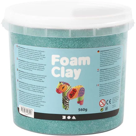 Beställ idag Foam Clay, Mörk Grön, 560g/ 1 hink