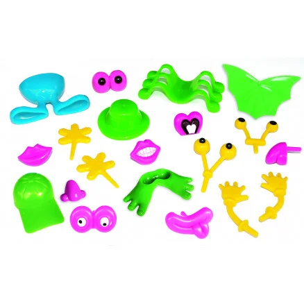 Begränsat antal Playbox Light Clay/Modellera Figurdelar 100 delar