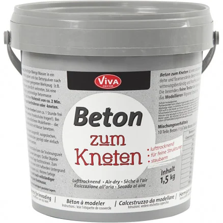Snabb frakt Modelleringsbetong/Knådbetong, 1500 g, grå
